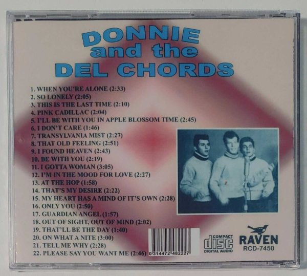 DONNIE AND THE DEL CHORDS  CD  BRAND NEW - Image 3