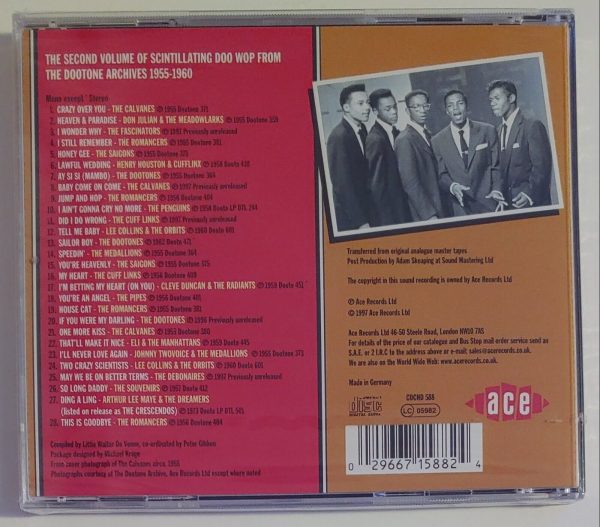 DOOTONE DOO WOP - VOL 2   CD BRAND NEW - Image 3
