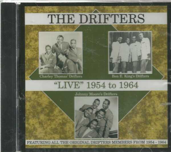 DRIFTERS - CD - "Live" 1954 to 1964 - BRAND NEW