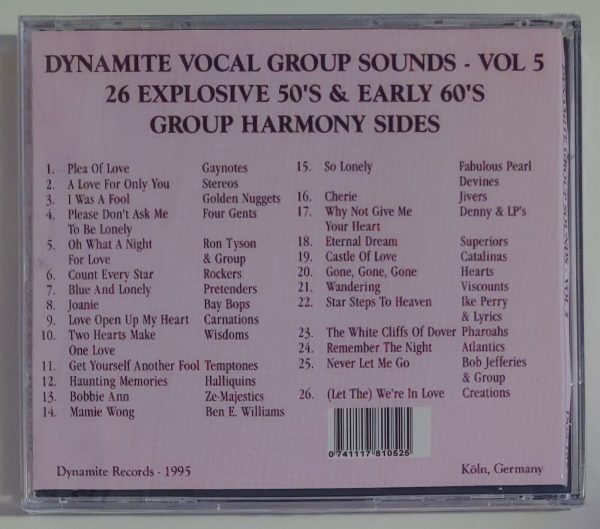 DYNAMITE GROUP SOUNDS - VOL 5   CD BRAND NEW - Image 3