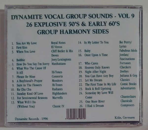DYNAMITE GROUP SOUNDS - VOL 9   CD BRAND NEW - Image 3