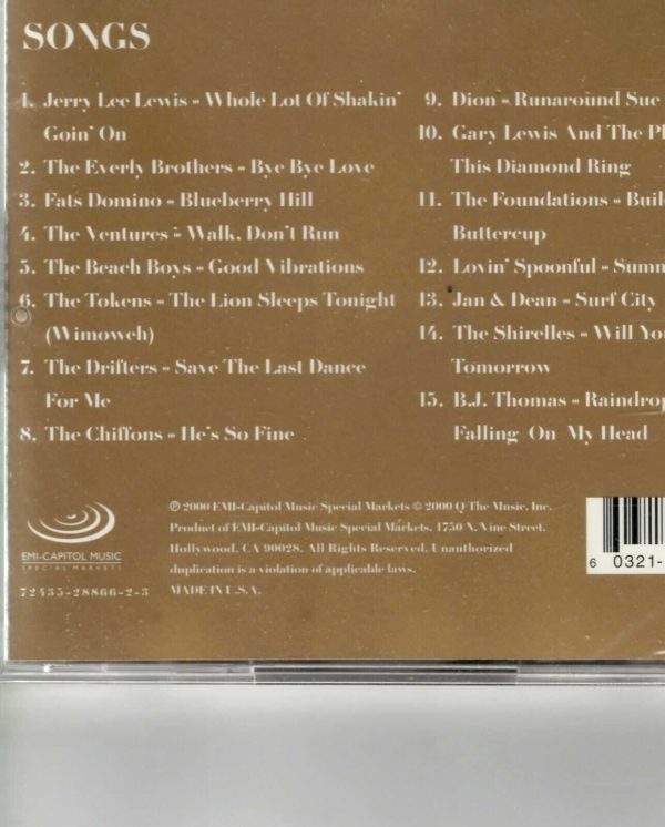 Dick Clark #1's 50's-70's - Vol1 - CD - Brand New - Image 3