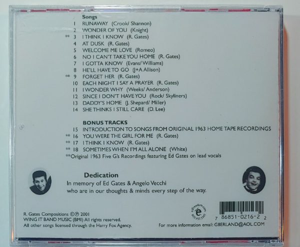 FIVE G'S - THEN AND NOW  CD BRAND NEW - Image 3