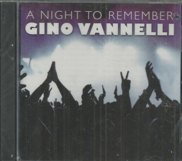 GINO VANNELLI CD - A Night to Remember   Brand New