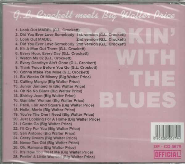 G.L. CROCKETT - CD - Meets Big Walter Price - (Rockin' With The Blues) BRAND NEW - Image 3