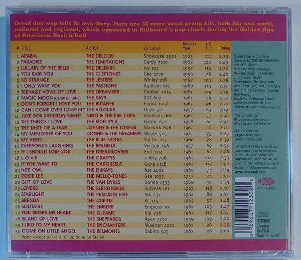 GOLDEN AGE OF AMERICAN ROCK AND ROLL - SPECIAL DOO WOP VOL 2   CD BRAND NEW - Image 3