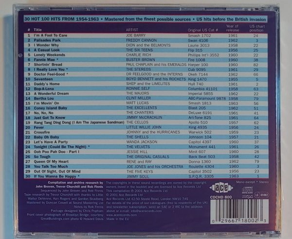 GOLDEN AGE OF AMERICAN ROCK AND ROLL - VOL 9   CD BRAND N - VOL 9   CD BRAND NEW - Image 3