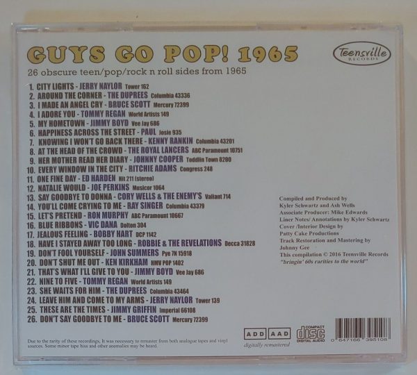 GUYS GO POP 65   VOL 1   CD BRAND NEW - Image 3