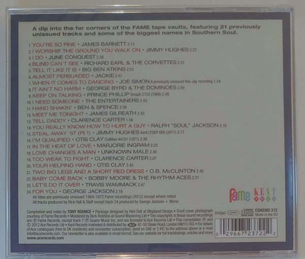 HALL OF FAME - VOL 1  HOME OF MUSCLE SHOALS   CD BRAND NEW - Image 3