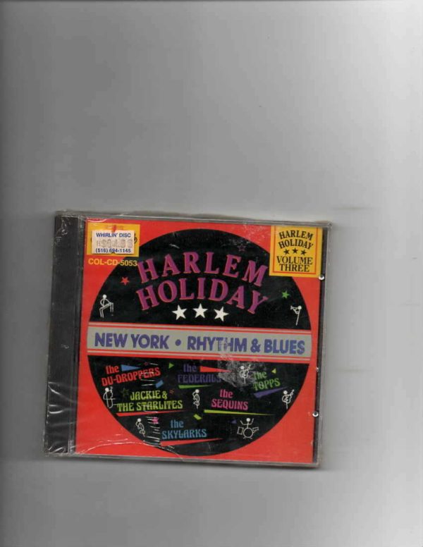 HARLEM HOLIDAY - N.Y. RHYTHM AND BLUES - VOL 3-BRAND NEW CD