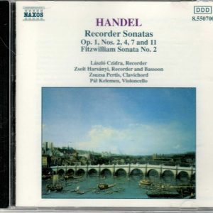 Handel - Recorder Sonatas - CD - Brand New