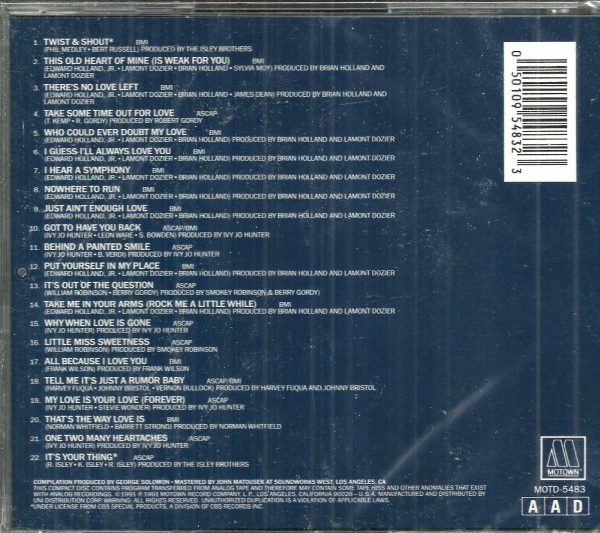 ISLEY BROTHERS CD - The 60s - BRAND NEW - Image 3