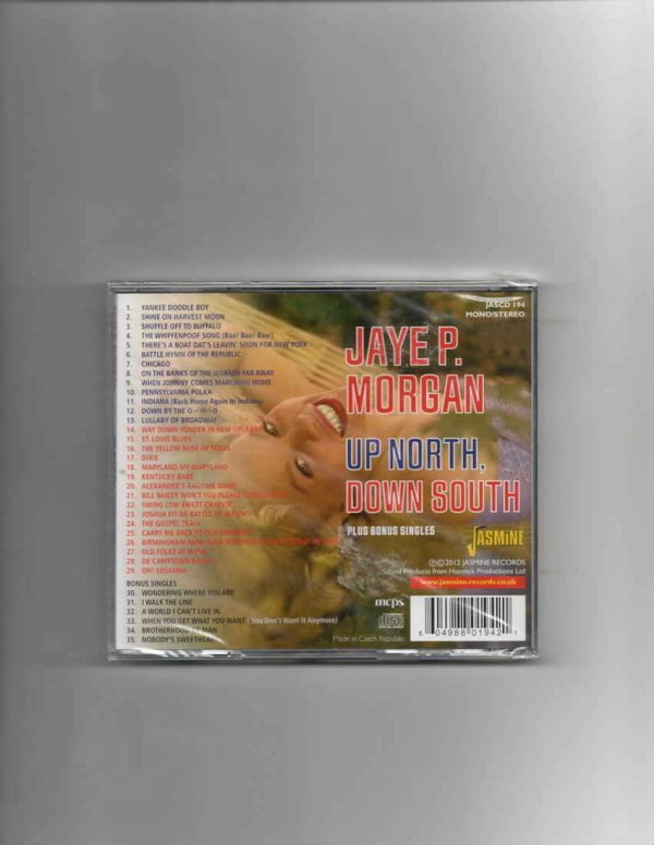JAY P. MORGAN- UP NORTH, DOWN SOUTH-BRAND NEW CD - Image 3