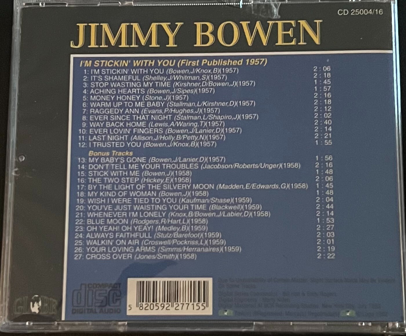 JIMMY BOWEN CD BRAND NEW - Image 3