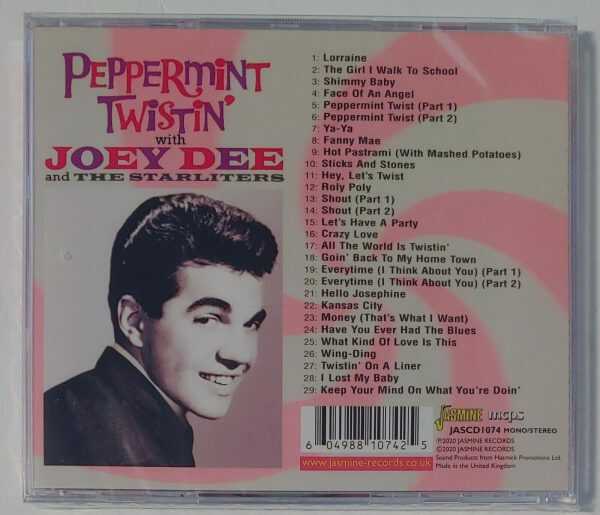 JOEY DEE & STARLITERS - PEPPERMINT TWISTIN'   CD  BRAND NEW - Image 3