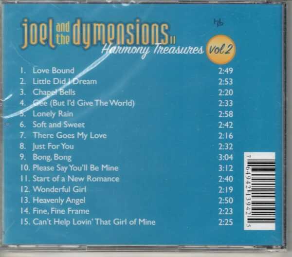 Joel & The Dymensions - Harmony Treasures Vol 2 - CD - Brand New - Image 3