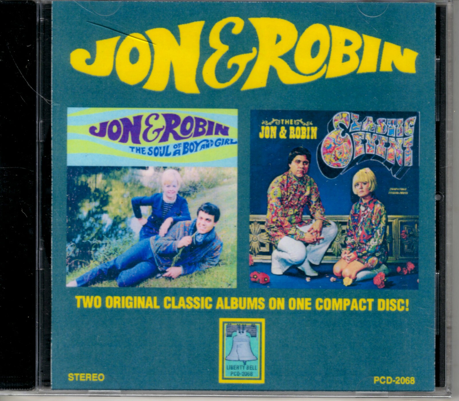 Jon & Robin - Soul Of Boy & Girl/Elastic Event - CD - Brand New