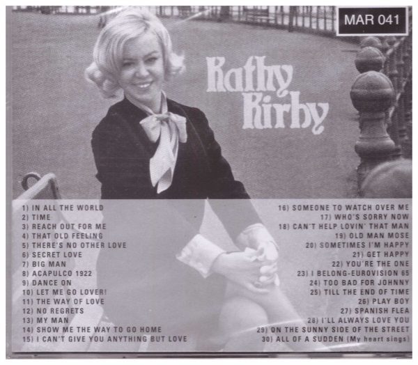 Kathy Kirby CD - Best Of    BRAND NEW   30 TRACKS  MARGINAL LABEL - Image 3