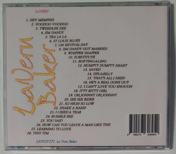 LAVERN BAKER - LEAVIN'  A LASTIN' IMPRESSION   CD     BRAND NEW - Image 3