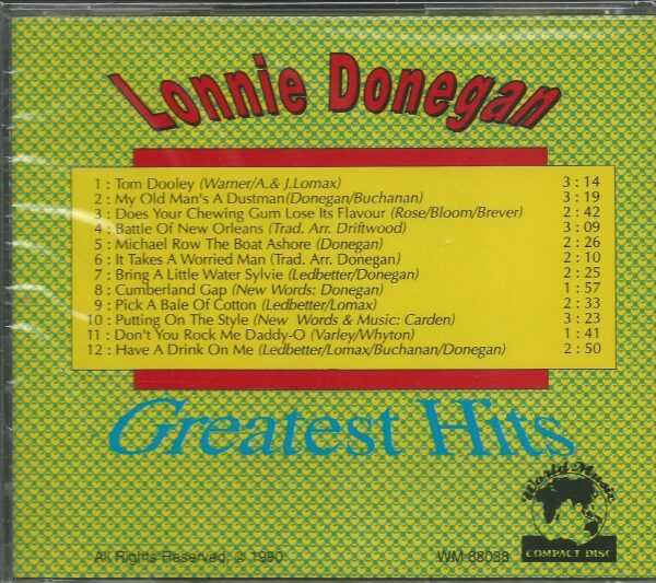 LONNIE DONEGAN - CD - Greatest Hits - BRAND NEW - Image 3