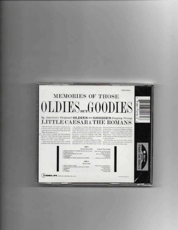 MEMORIES OF THOSE OLDIES BUT GOODIES VOL 1 - BRAND NEW CD - Image 3