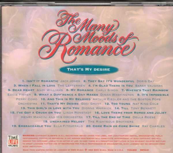Many Moods Of Romance - That's My Desire - CD - Image 3