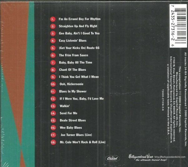 NAT KING COLE - ROCKIN BOPPIN AND BLUES - CD - NEW - Image 3