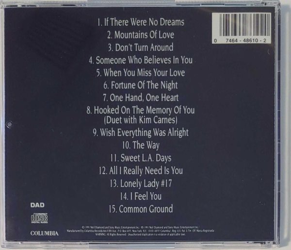 NEIL DIAMOND - LOVE SCAPE  CD  LIKE NEW - Image 3