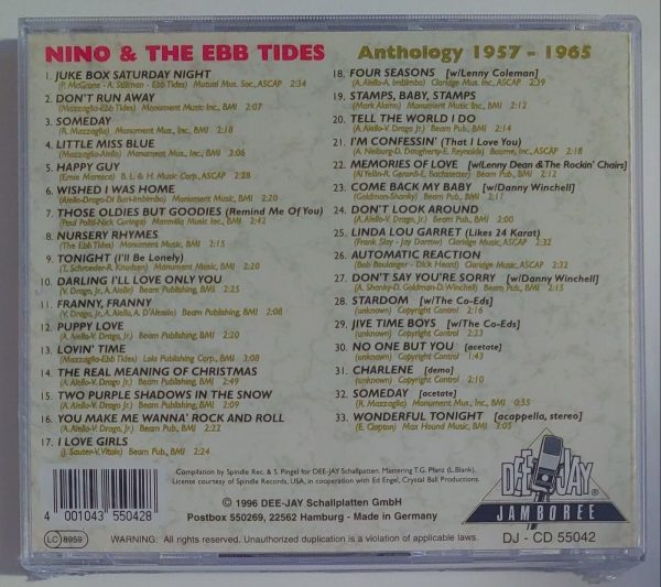 NINO & THE EBB TIDES - THOSE OLDIES BUT GOODIES   CD BRAND NEW - Image 3