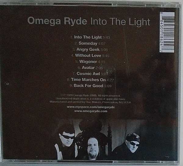 OMEGA RYDE - CD - Into The Light - BRAND NEW - Image 3