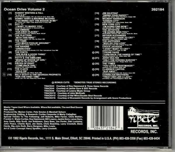 Ocean Drive - Vol II - CD - Image 3