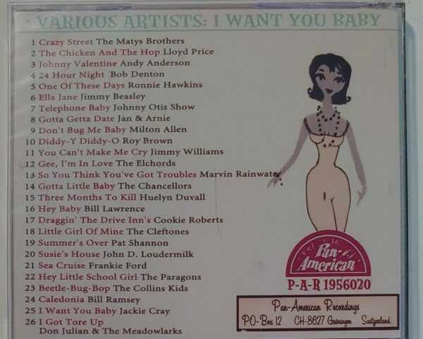 PAN AMERICAN - I WANT YOU BABY   CD     BRAND NEW - Image 3