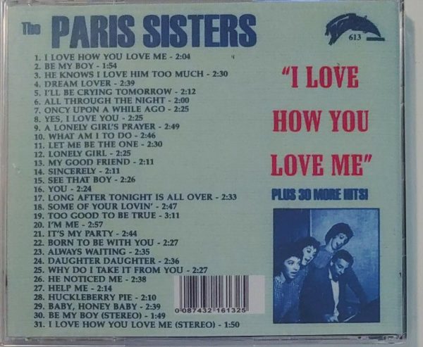 PARIS SISTERS - I LOVE HOW YOU LOVE ME   CD     BRAND NEW - Image 3