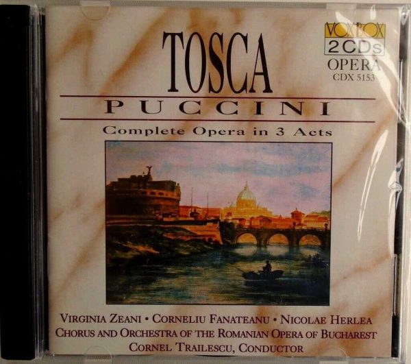 PUCCINI - 2 CDs - TOSCA - Complete Opera In 3 Acts - BRAND NEW