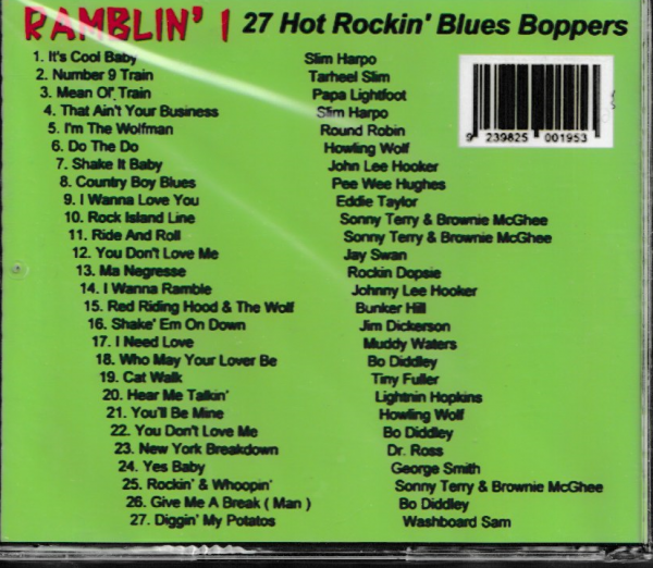 RAMBLIN' - HOT ROCKIN BLUES BOPPERS VOL 1 CD - BRAND NEW - Image 3