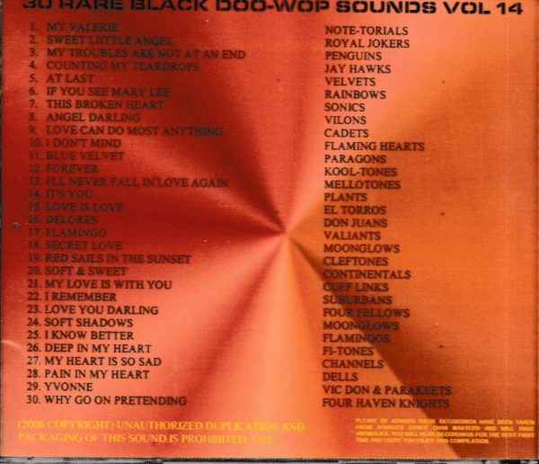RARE BLACK SOUNDS - VOL 14 CD - BRAND NEW - Image 3