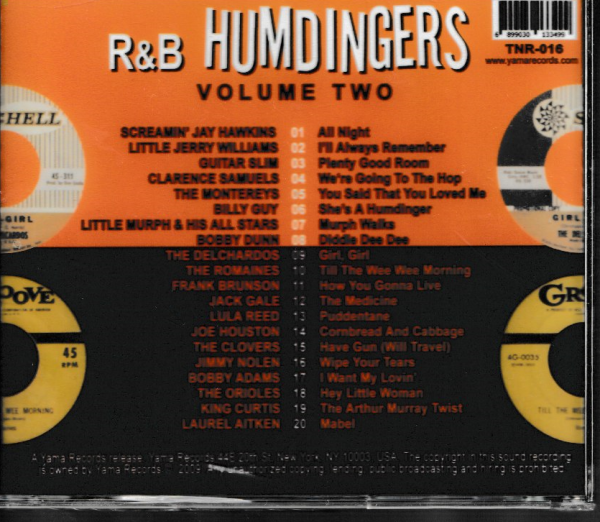 R&B HUMDINGERS - VOL 2 CD - BRAND NEW - Image 3