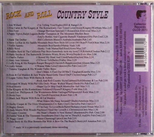 ROCK AND ROLL - CD - Country Style - BRAND NEW - Image 3
