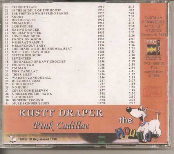 RUSTY DRAPER - CD - Pink Cadillac - BRAND NEW - Image 3