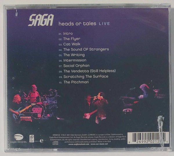 SAGA - HEADS OR TAILS   CD   BRAND NEW - Image 3