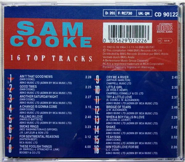 SAM COOKE - CD - CD Diamond Series - LIKE NEW - Image 3