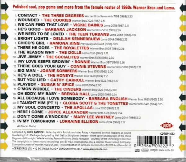 SHE'S A DOLL - WARNER BROS FEMININE SIDE CD - BRAND NEW - Image 3