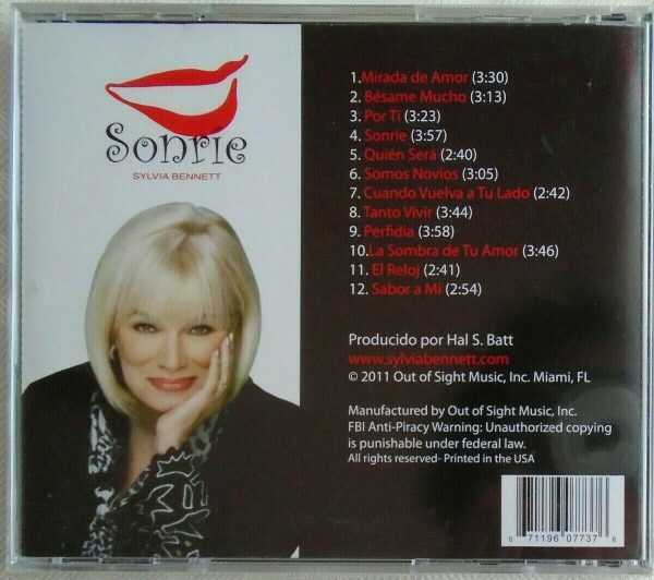SYLVIA BENNETT - CD - Sonrie - BRAND NEW - Image 3