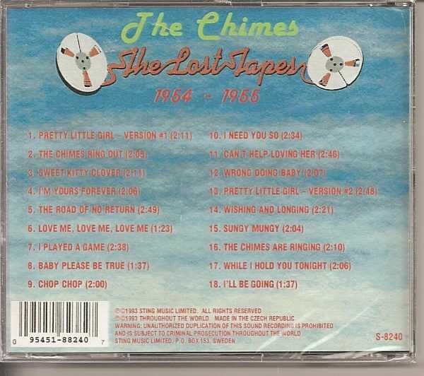 THE CHIMES - CD - The Lost Tapes - 1954-1955 - BRAND NEW - Image 3