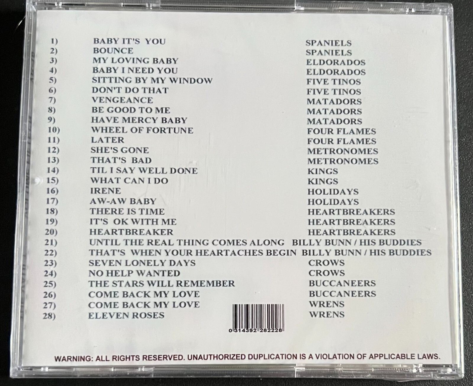 THE VAULT OF VOCAL GROUP HARMONY - VOL 15 - CD BRAND NEW - Image 3