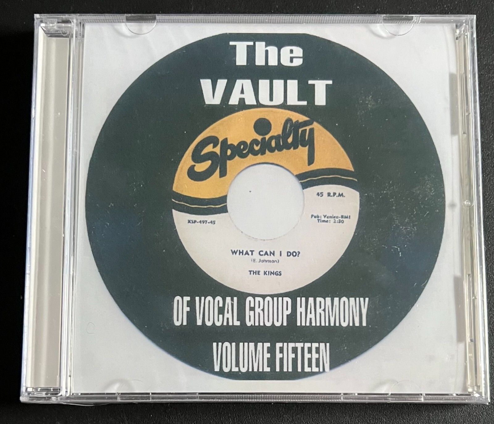 THE VAULT OF VOCAL GROUP HARMONY - VOL 15 - CD BRAND NEW