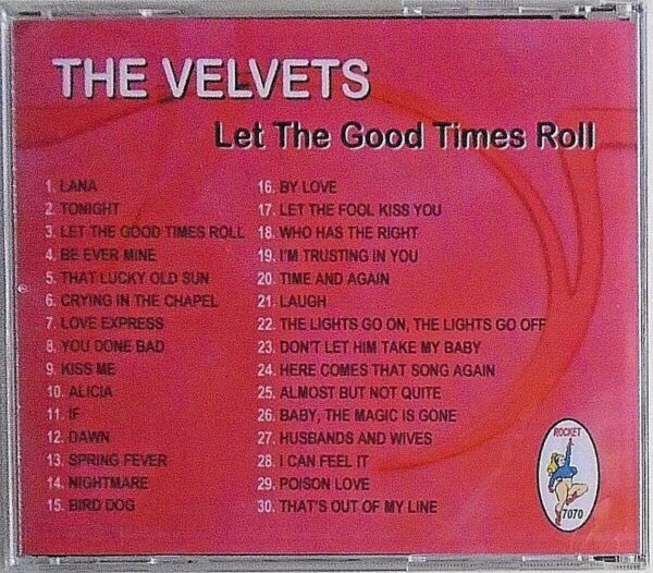 THE VELVETS - CD - Let The Good Times Roll - BRAND NEW - Image 3