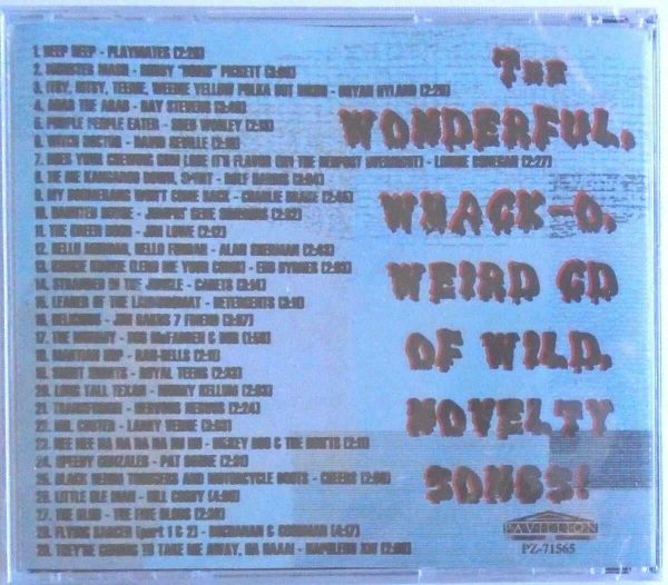 THE WONDERFUL WHACK-O WEIRD CD OF WILD NOVELTY SONGS - CD - Brand New - Image 3