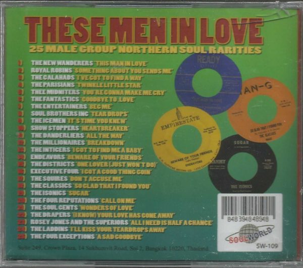 THESE MEN IN LOVE-25 MALE GROUP NORTHERN SOUL RARITIES BRAND NEW - CD - Image 3
