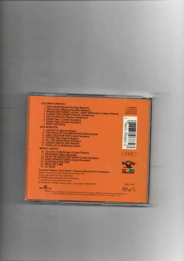 THREE GREAT SWING SAXOPHONES-BRAND NEW CD - Image 3